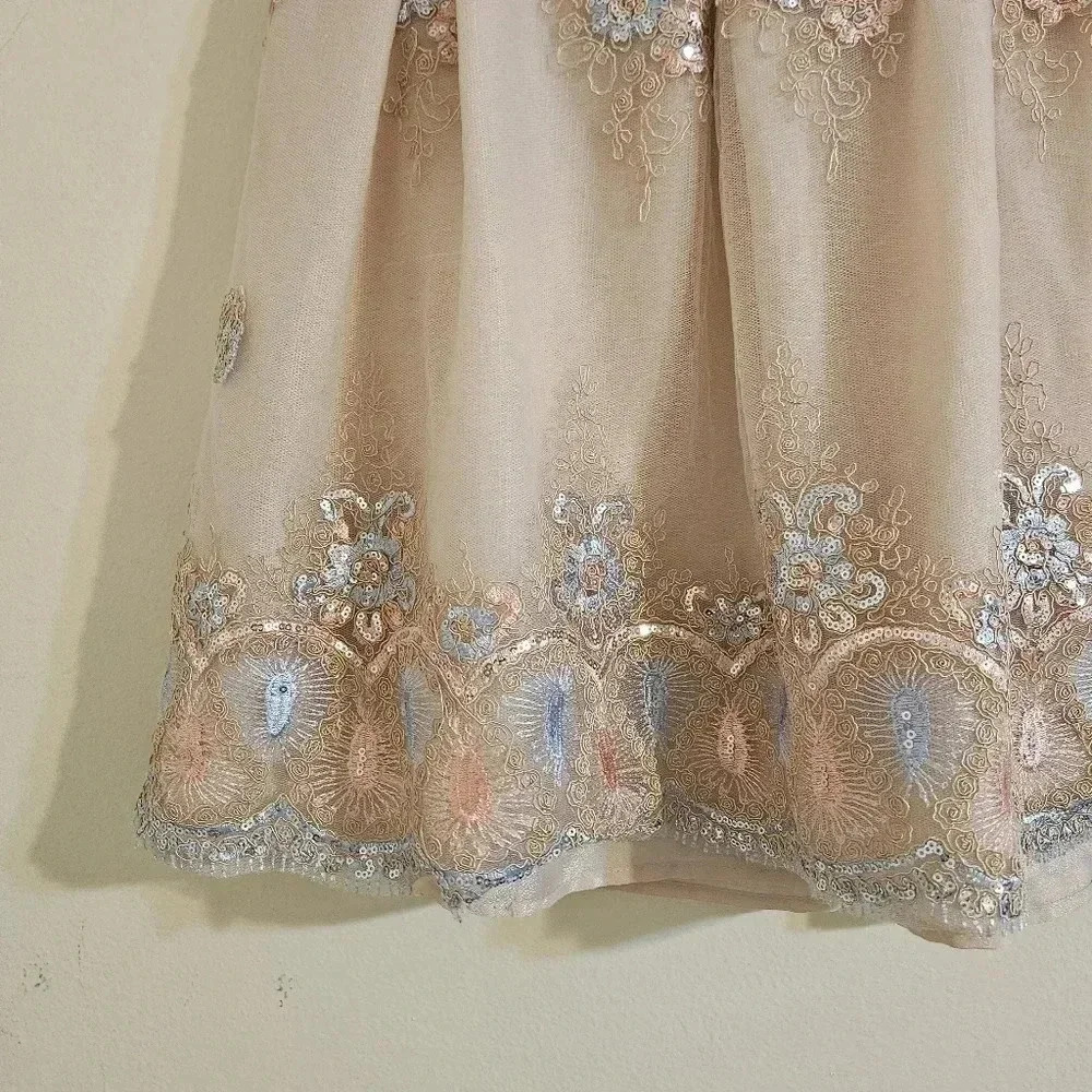 Wish by Angee Beaded Overlay Full Skirt - Picture 6 of 6